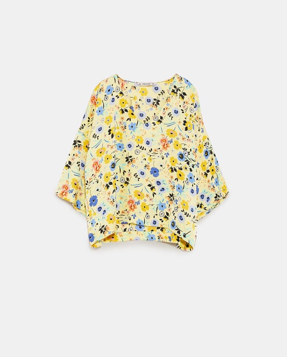 Image 8 of FLORAL PRINT TOP from Zara