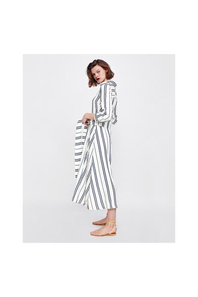 Image 3 of LONG STRIPED TUNIC from Zara