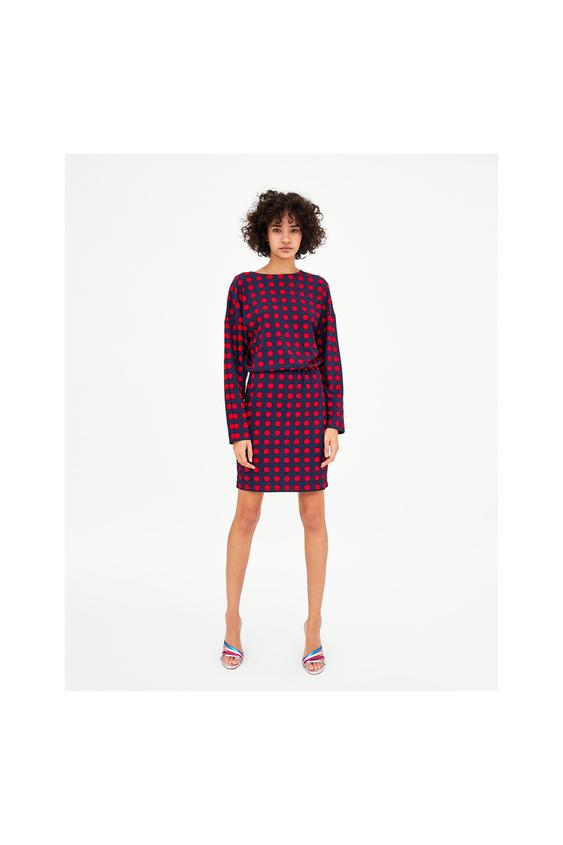 Imagen 1 de VESTIDO TOPOS de Zara