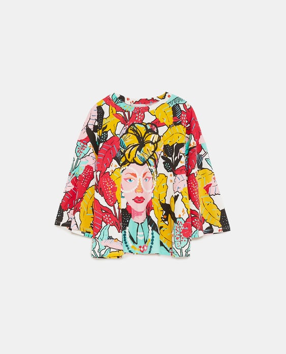 Image 6 of TROPICAL PRINT TOP from Zara
