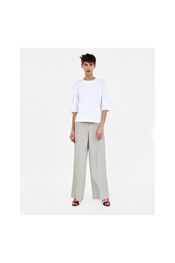 Image 1 of FULL SLEEVE T-SHIRT from Zara