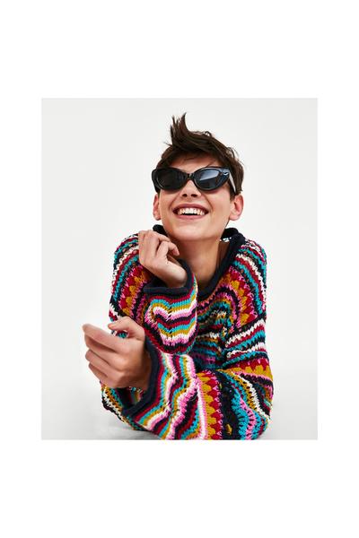 Image 4 of MULTICOLOURED SWEATER from Zara