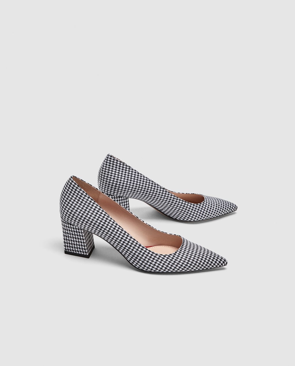 Image 1 of PRINTED MID-HEEL COURT SHOES from Zara