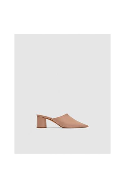 Zdjęcie 2 SKÓRZANE JEDNOBARWNE KLAPKI TYPU MULES z Zara