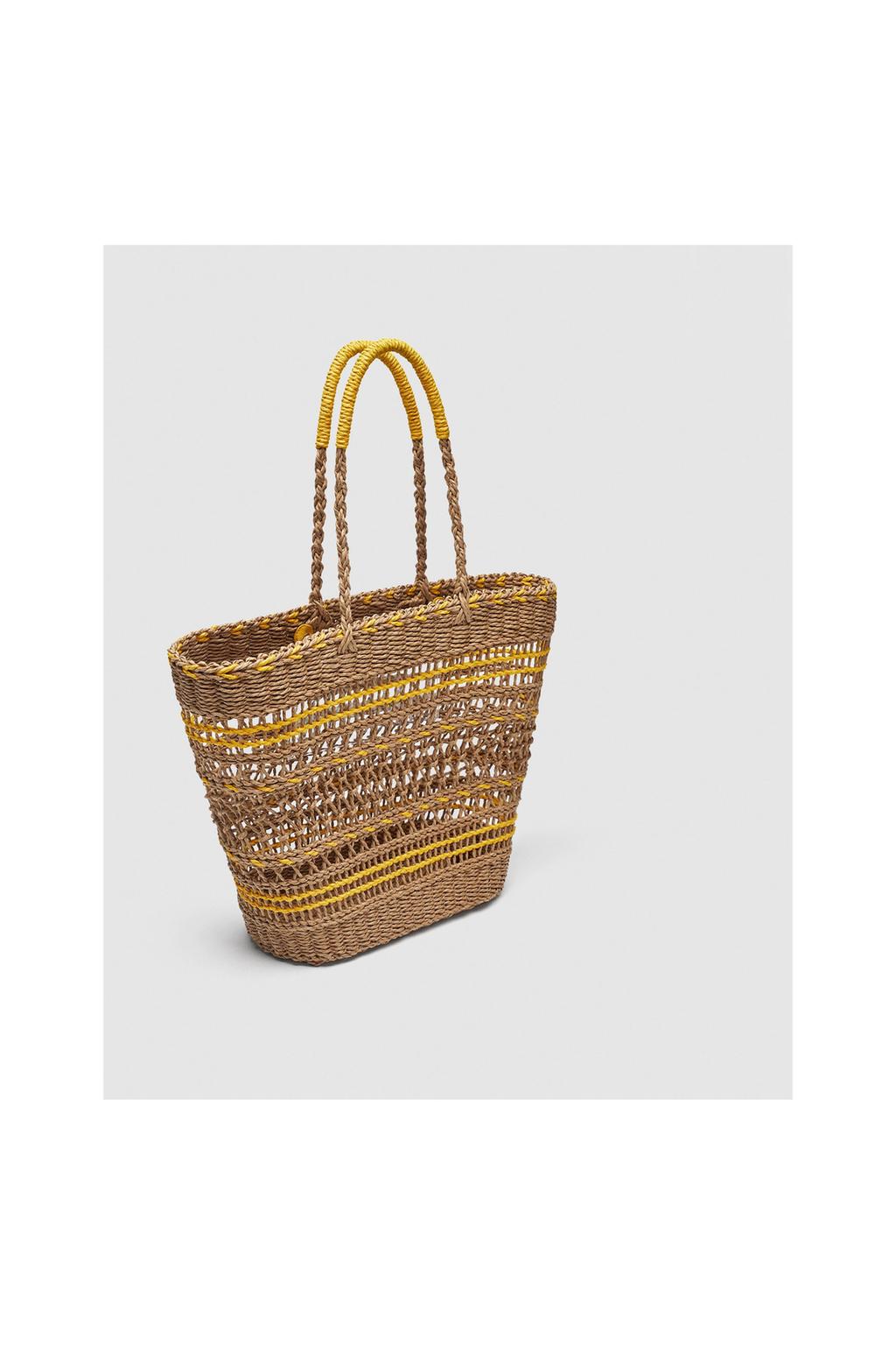 Εικόνα 1 του ΔΙΧΡΩΜΟ ΚΑΛΑΘΙ SHOPPER από Zara