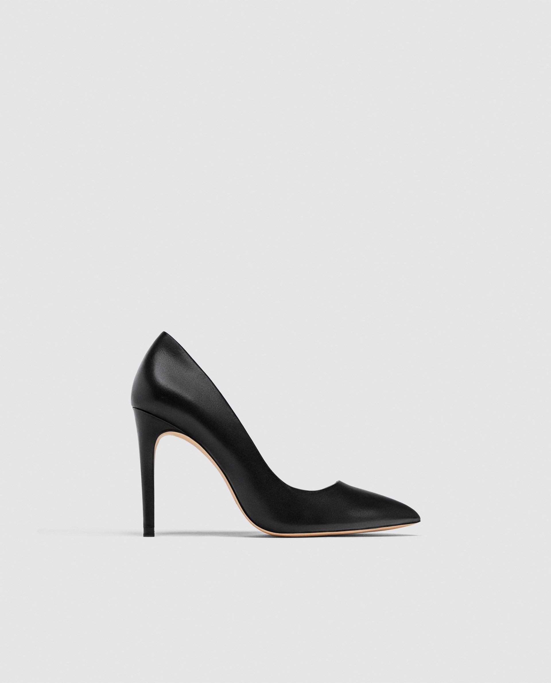 Image 2 Of High Heel Leather Court Shoes From Zara Absatz Pumps Schuhe Damen