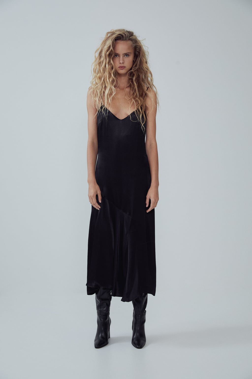 Image 1 of SATIN CAMISOLE DRESS from Zara