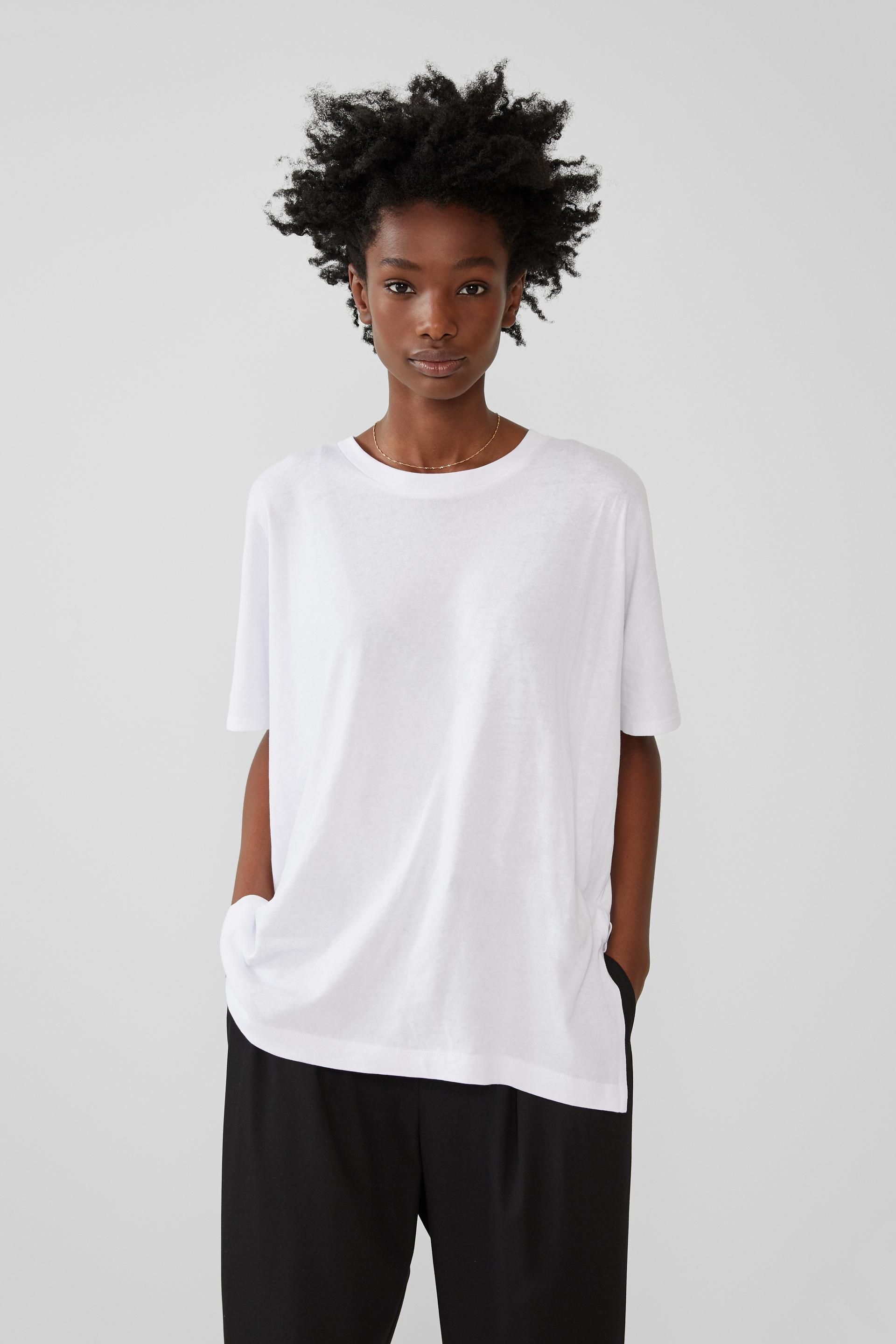 t shirt oversize femme zara