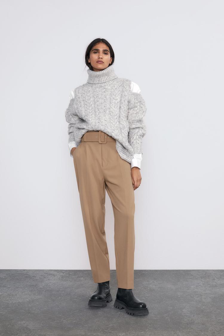 Belted Trousers Zara Singapore