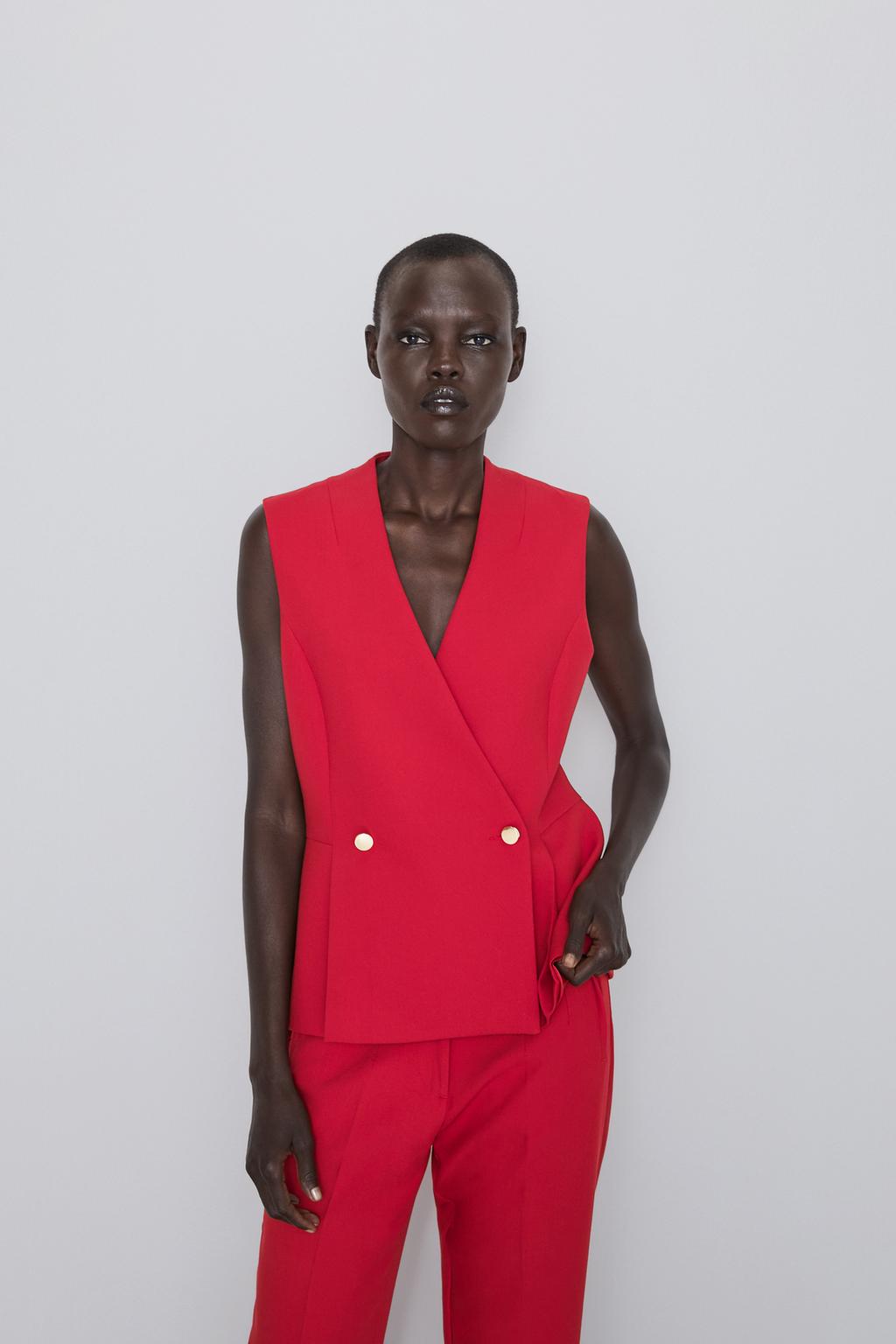 Image 2 of DOUBLE-BREASTED WAISTCOAT from Zara