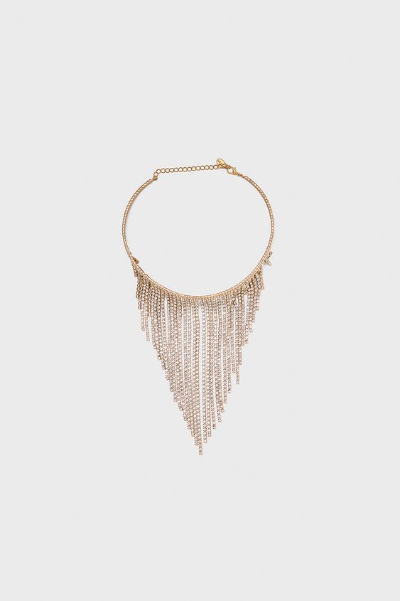 Gem Choker Necklace Jewellery Accessories Woman Zara Denmark