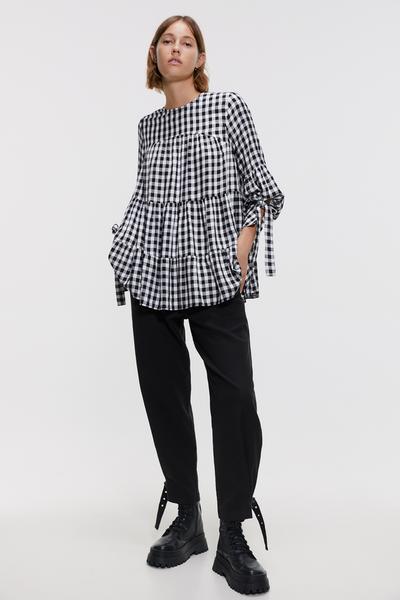 ギンガムチェック柄ブラウス すべてを見る シャツ I ブラウス レディ ス Zara 日本