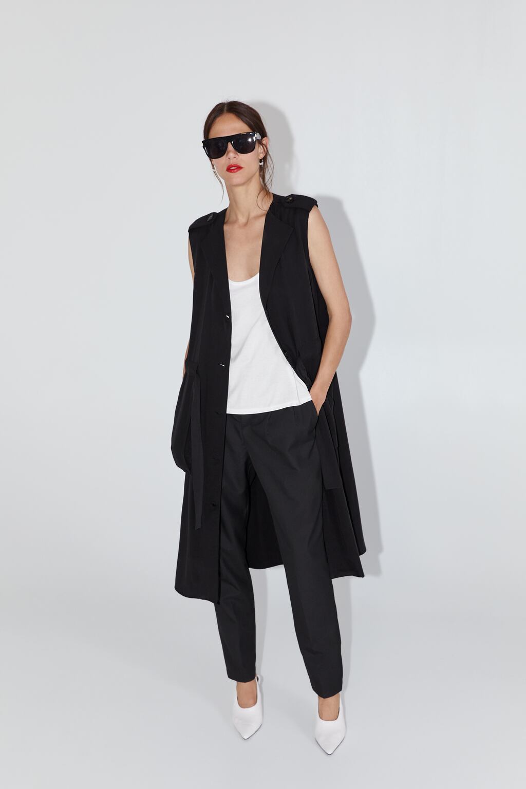 Image 1 of BUTTONED WAISTCOAT DRESS from Zara