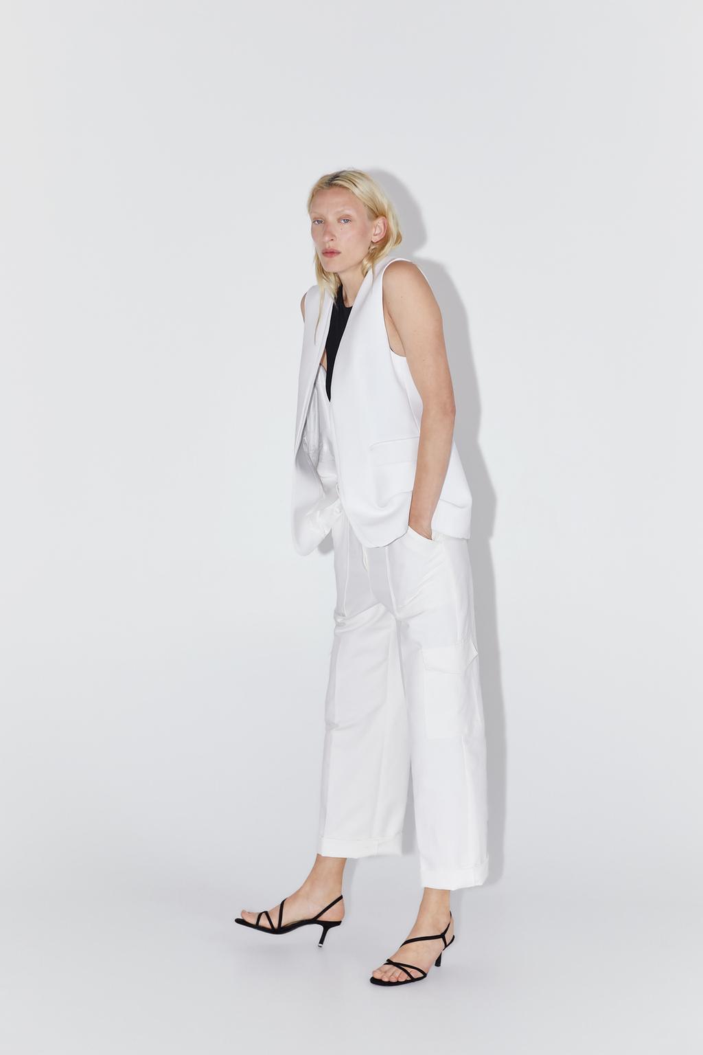 Image 1 of WAISTCOAT WITH POCKETS from Zara