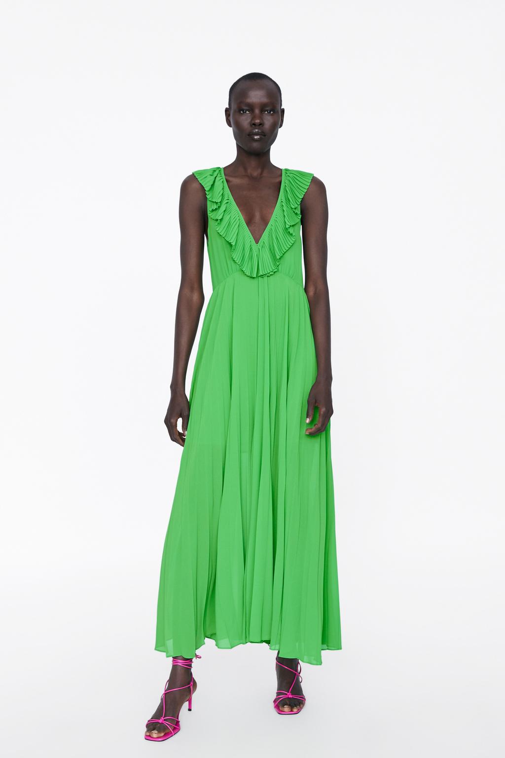 Image 1 of PLEATED DRESS from Zara