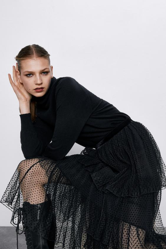 Image 5 of PLUMETIS TULLE SKIRT from Zara