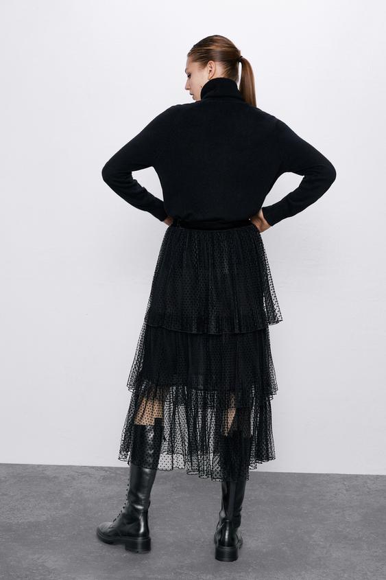 Image 6 of PLUMETIS TULLE SKIRT from Zara