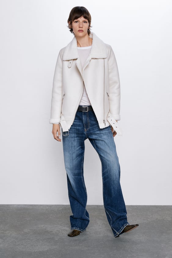 Image 1 of DOUBLE-FACED BIKER JACKET from Zara