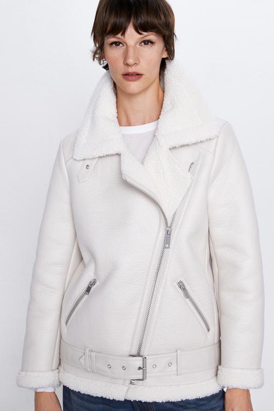 Image 2 of DOUBLE-FACED BIKER JACKET from Zara