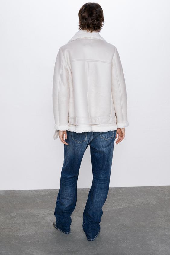 Image 3 of DOUBLE-FACED BIKER JACKET from Zara