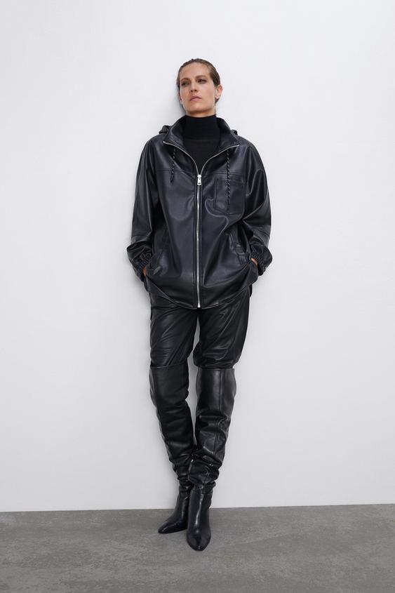 Faux Leather Jacket