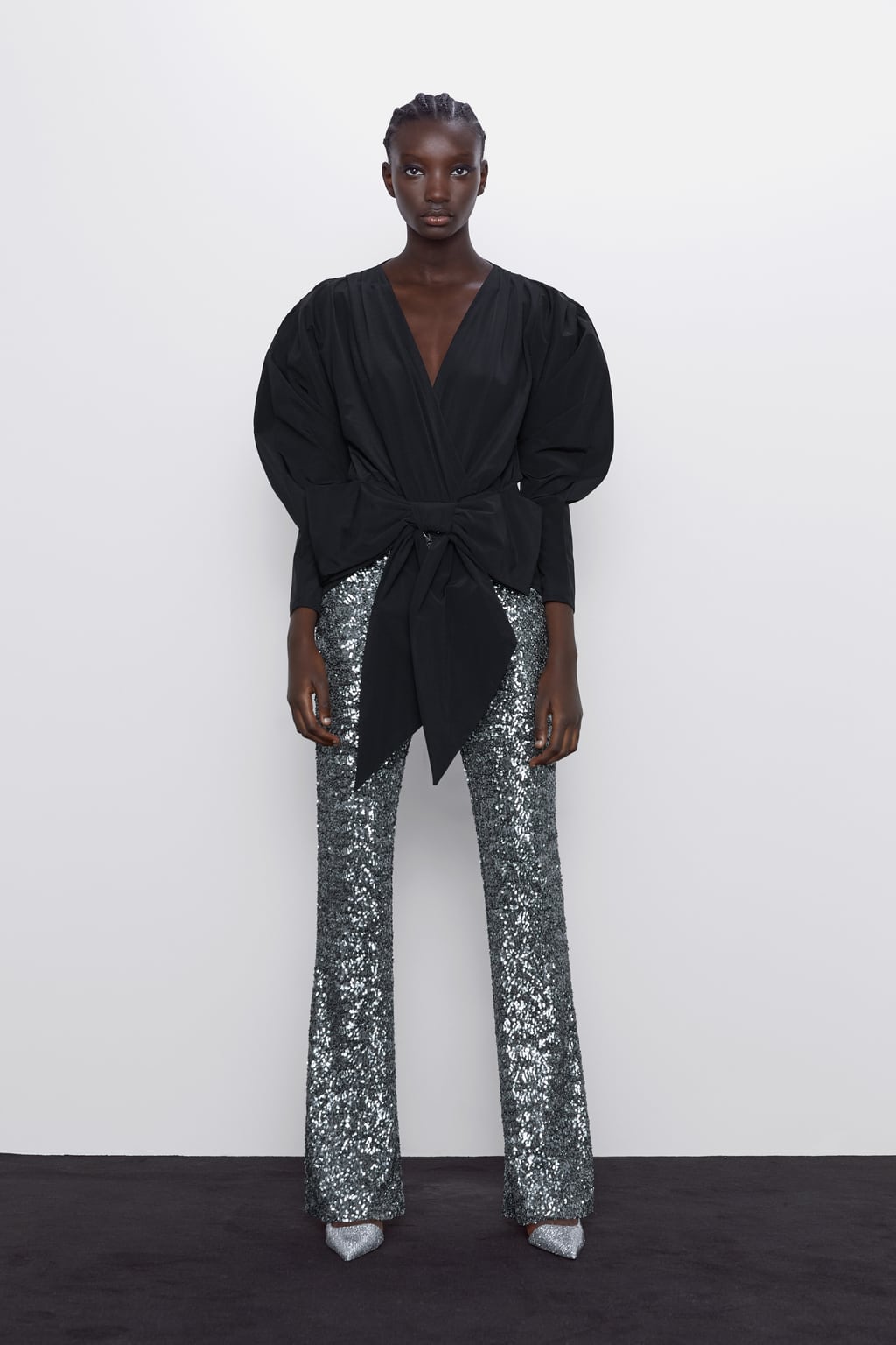 Image 1 of BELL LEGGINGS WITH SEQUINS by Zara