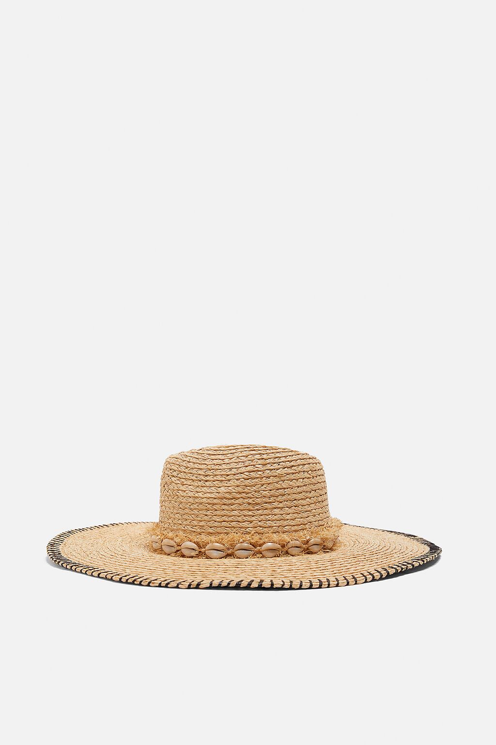 Image 1 of HAT WITH SHELLS from Zara