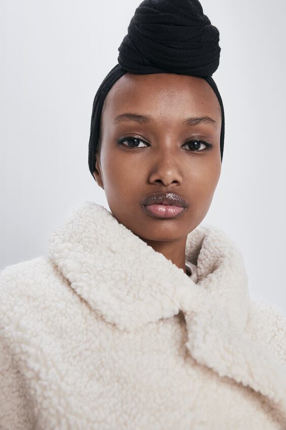 Image 6 of FAUX SHEARLING COAT from Zara