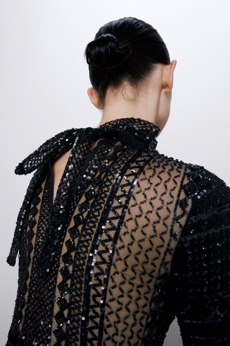 Image 5 of LIMITED EDITION SEQUINNED DRESS from Zara
