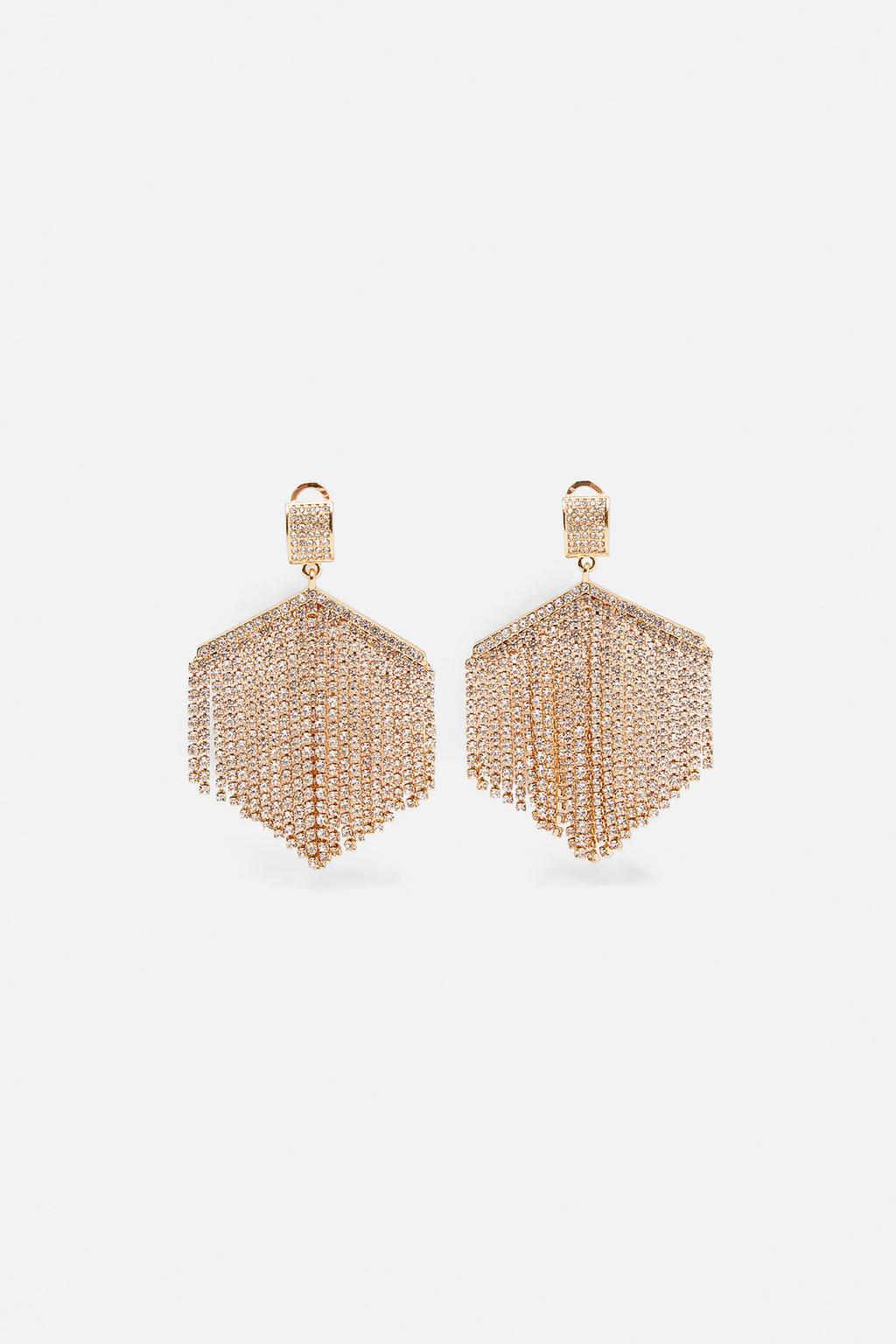 Image 1 of BEJEWELLED EARRINGS from Zara