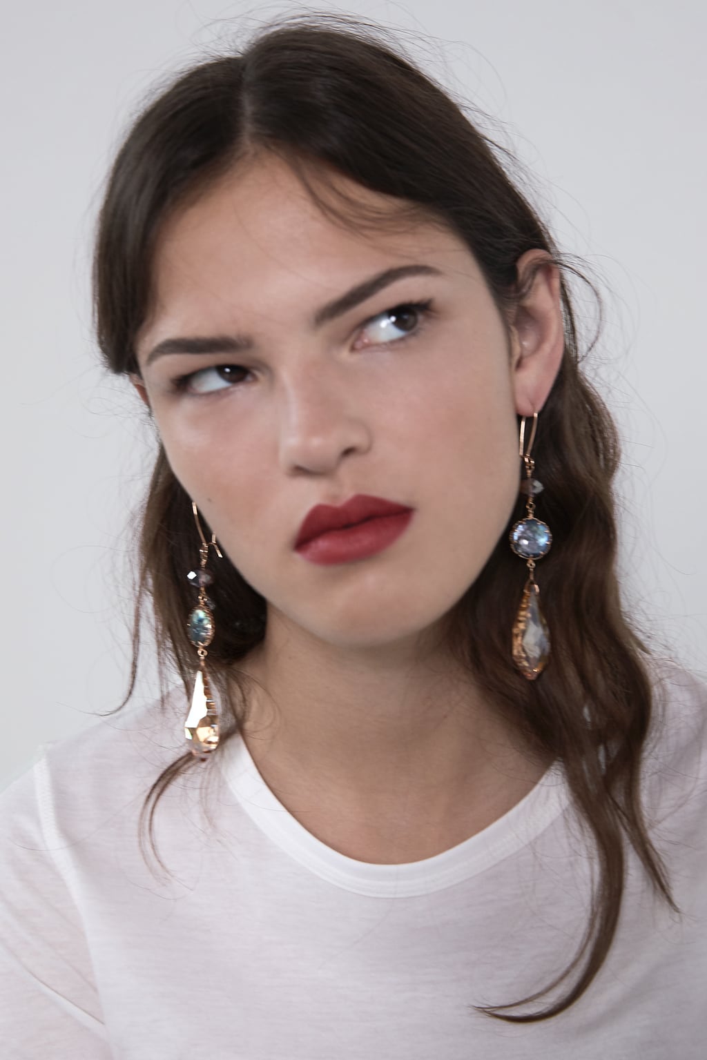 Image 4 of IRIDESCENT PEARL EARRINGS from Zara