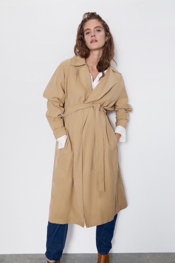 Trench mum zara