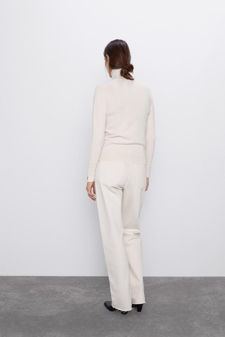 Pullover Basic Con Collo Alto Zara Italia Italy