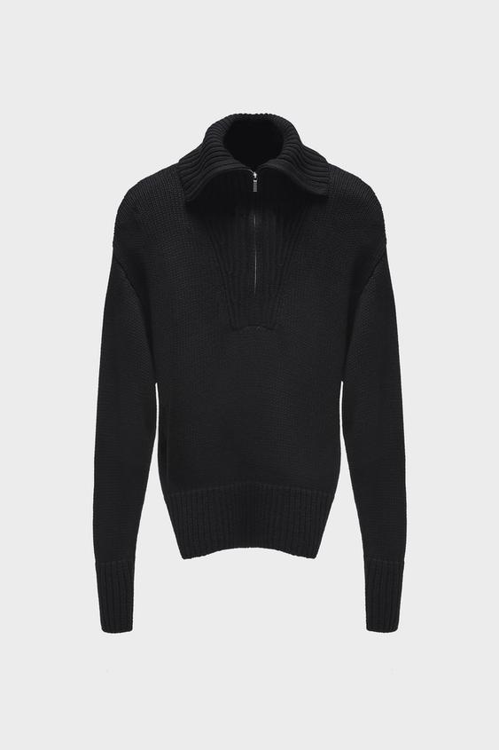 Image 1 of HIGH NECK SWEATER from Zara