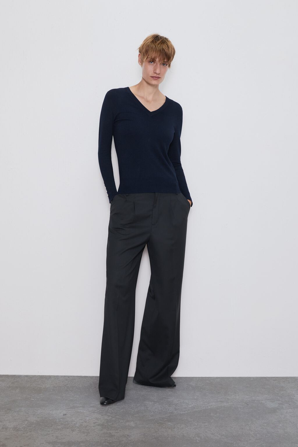 Image 1 of WIDE-CUT TROUSERS WITH DARTS from Zara