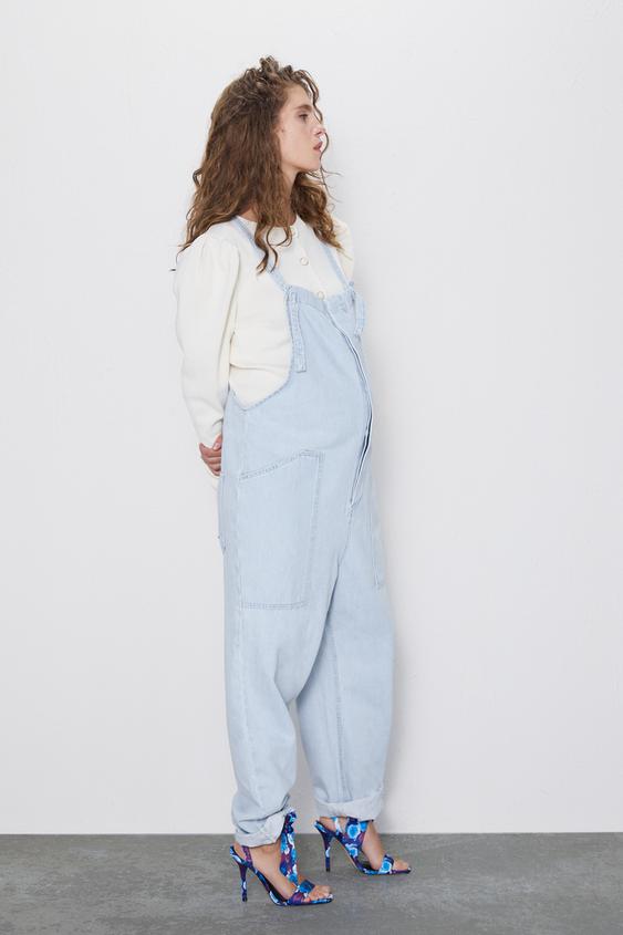 Mono denim premamá Zara