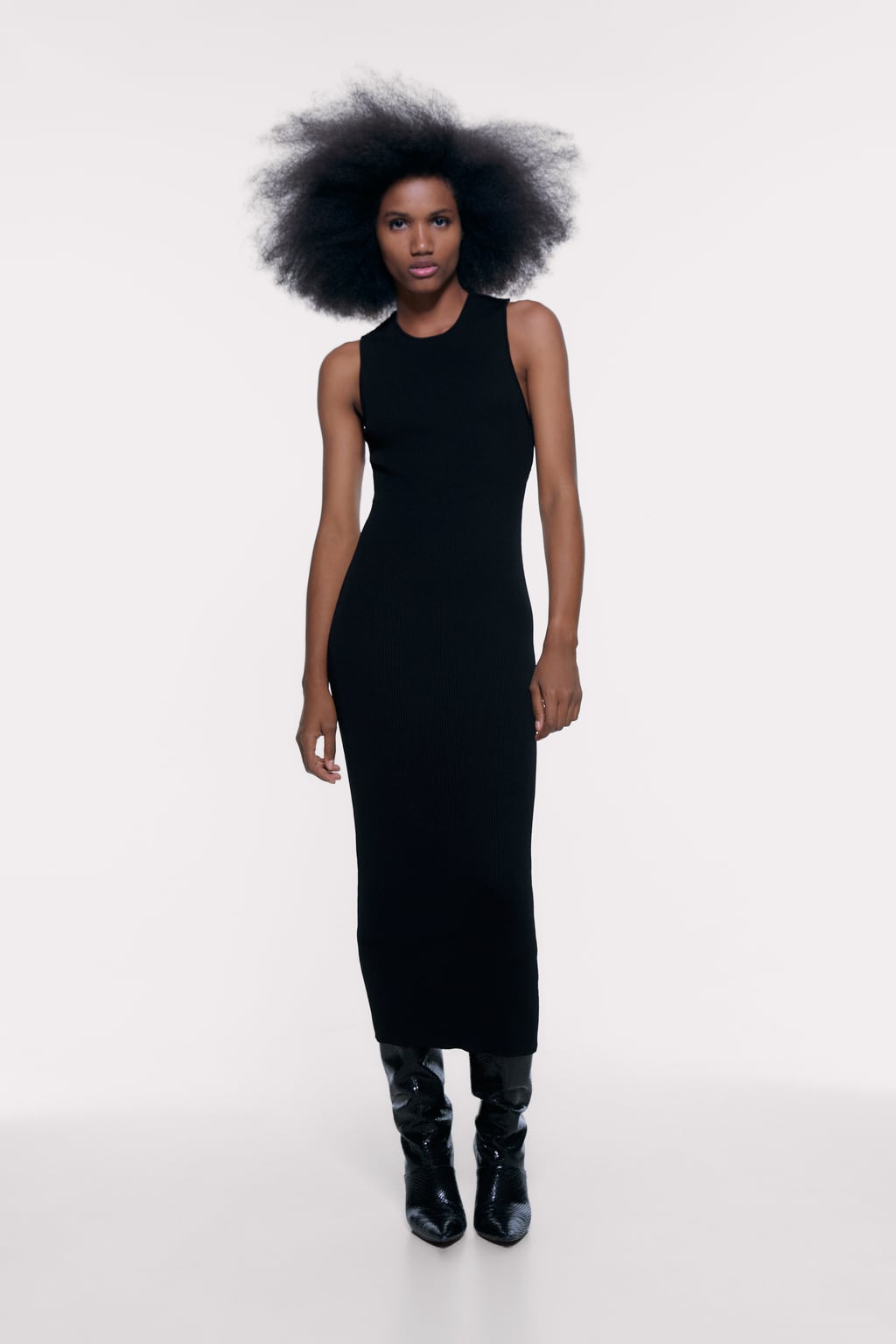 Image 1 of RIBBED MIDI DRESS from Zara - nothing to wear solution