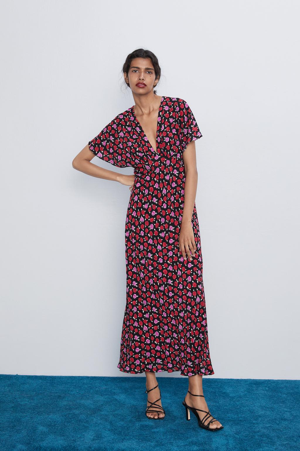 Image 1 of FLORAL PRINT DRESS from Zara