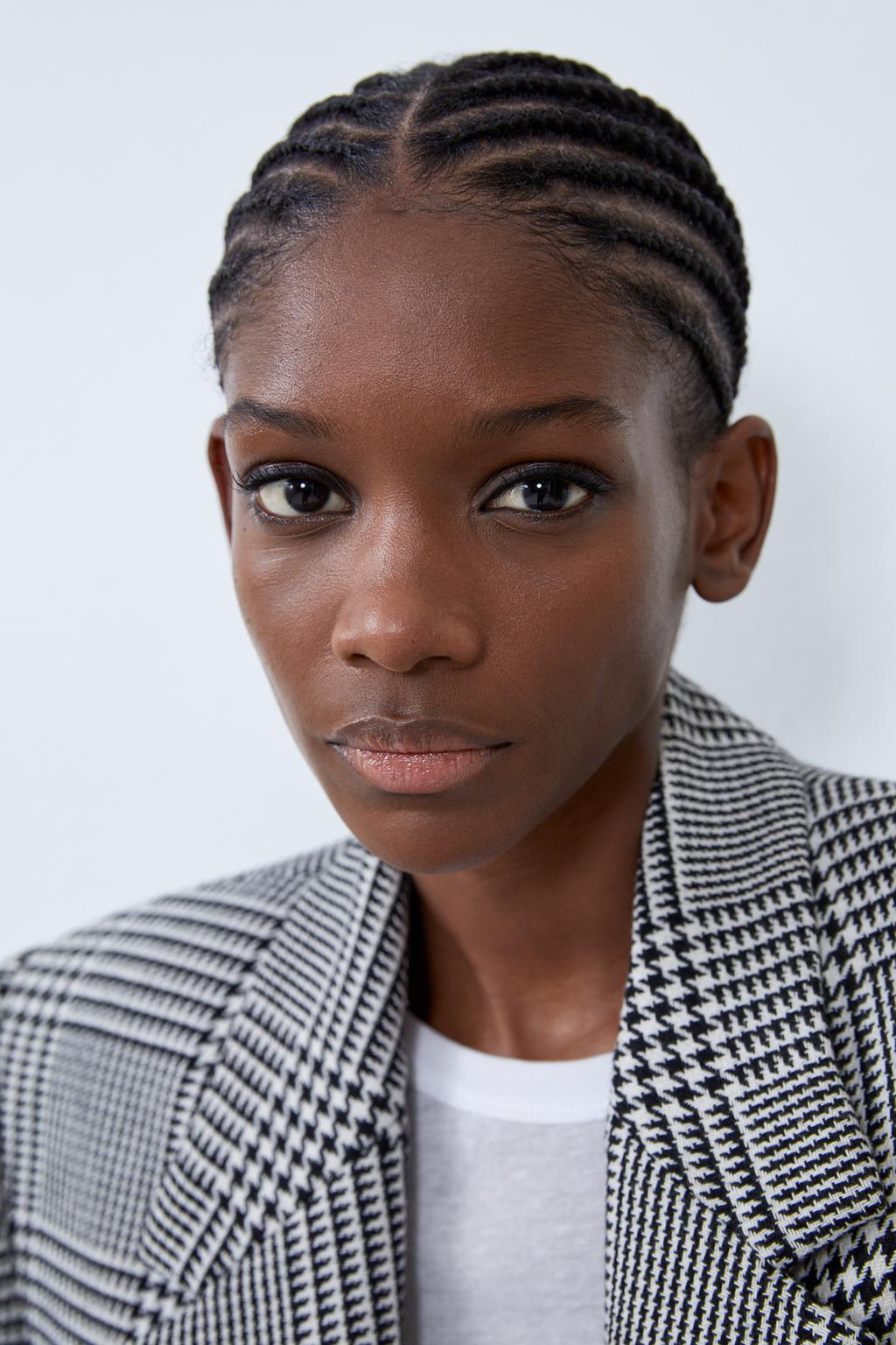 Image 4 of HOUNDSTOOTH BLAZER from Zara