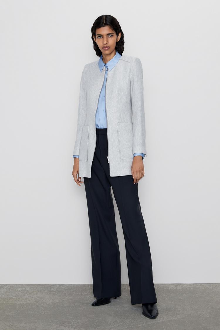 Imagem 1 de CASACO TIPO FRAQUE COM BOLSOS da Zara