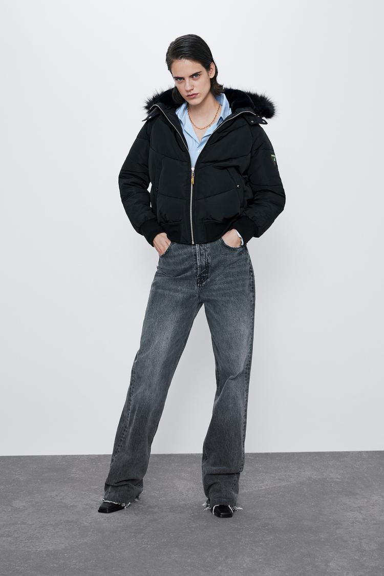 Hooded Puffer Coat Zara United States