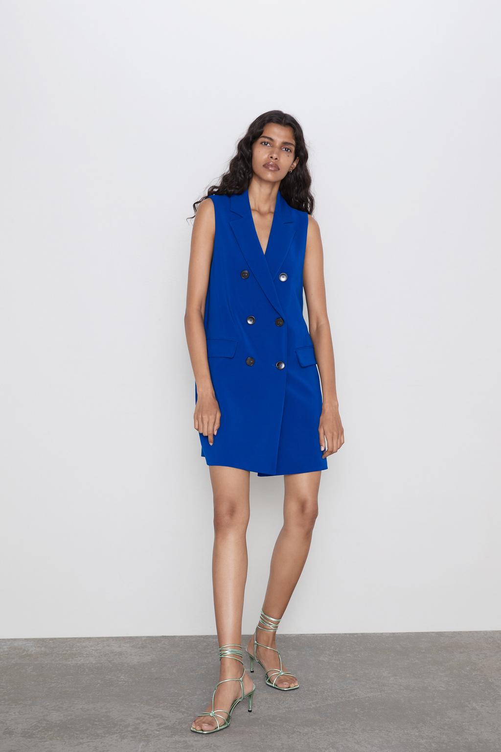 Image 1 of BUTTONED WAISTCOAT DRESS from Zara
