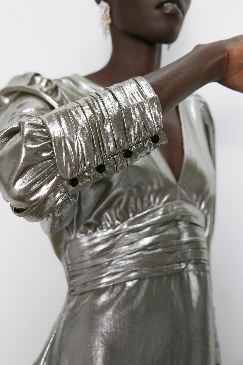 Image 4 of PLEATED WAIST TOP from Zara