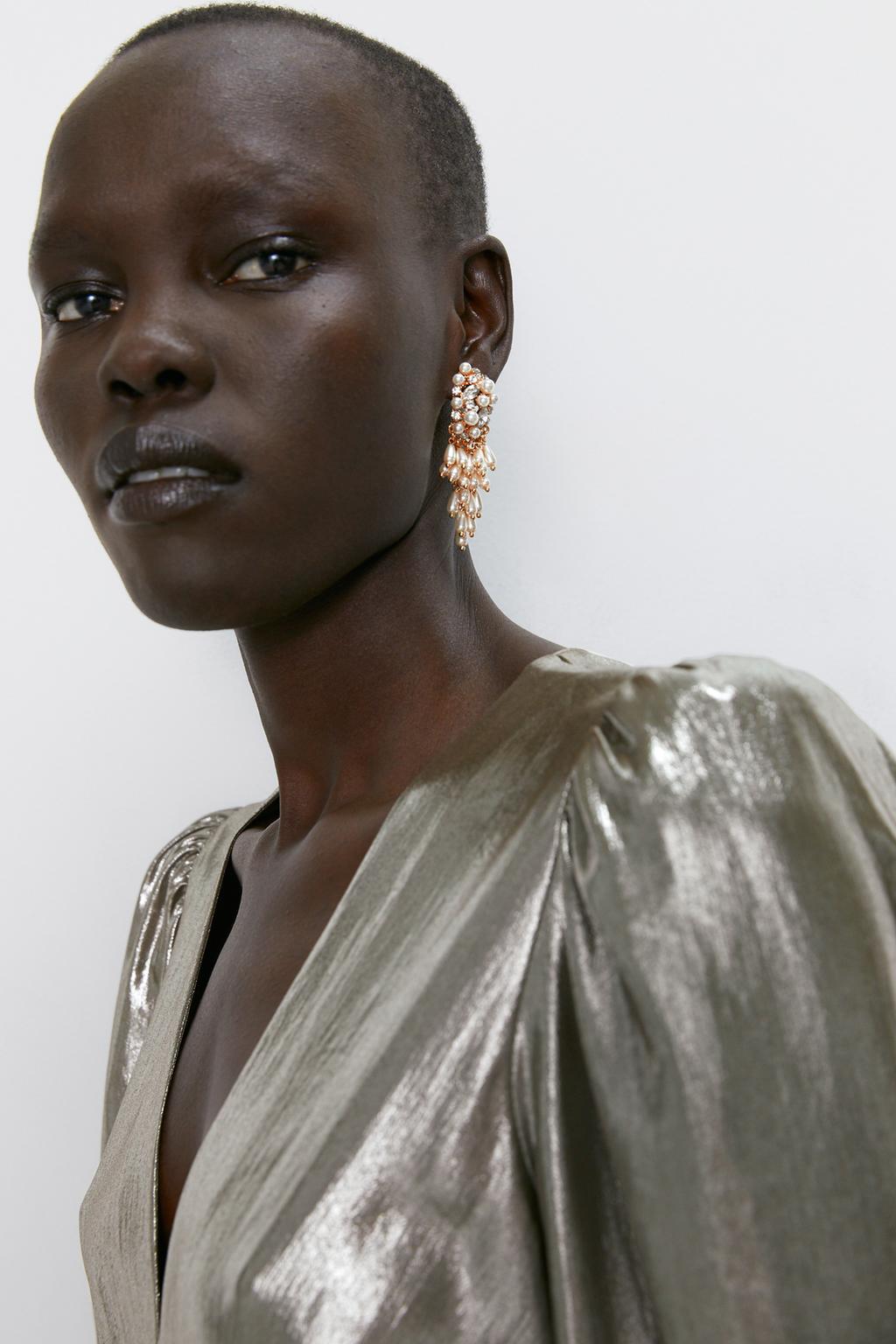 Image 6 of PLEATED WAIST TOP from Zara