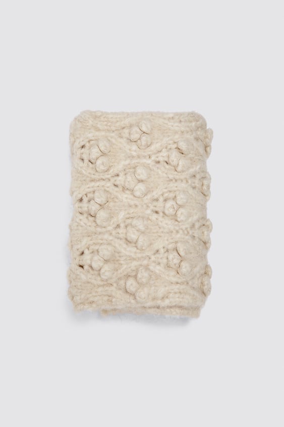 Image 1 of TEXTURED WEAVE SCARF from Zara
