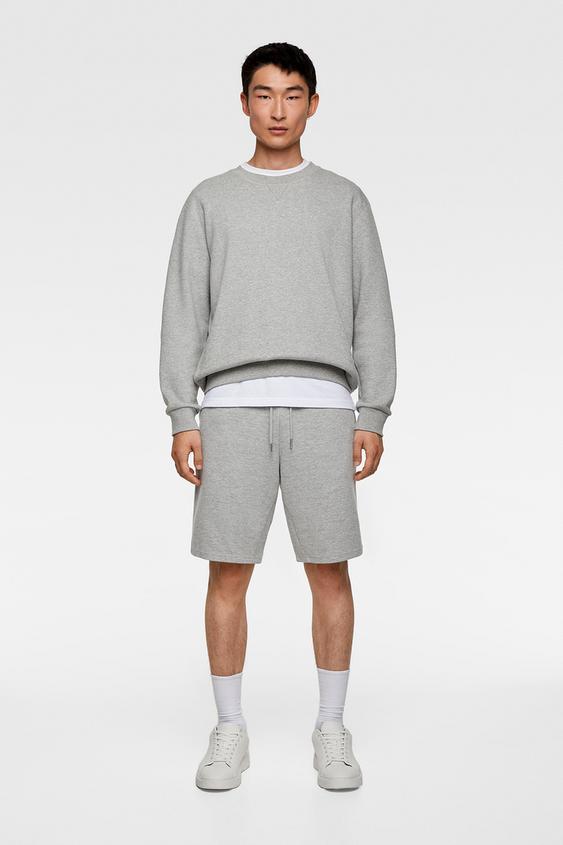 Basic Bermuda Joggers View All Shorts Man Zara Saudi Arabia