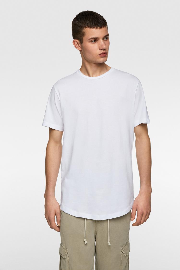 tee shirt femme long zara