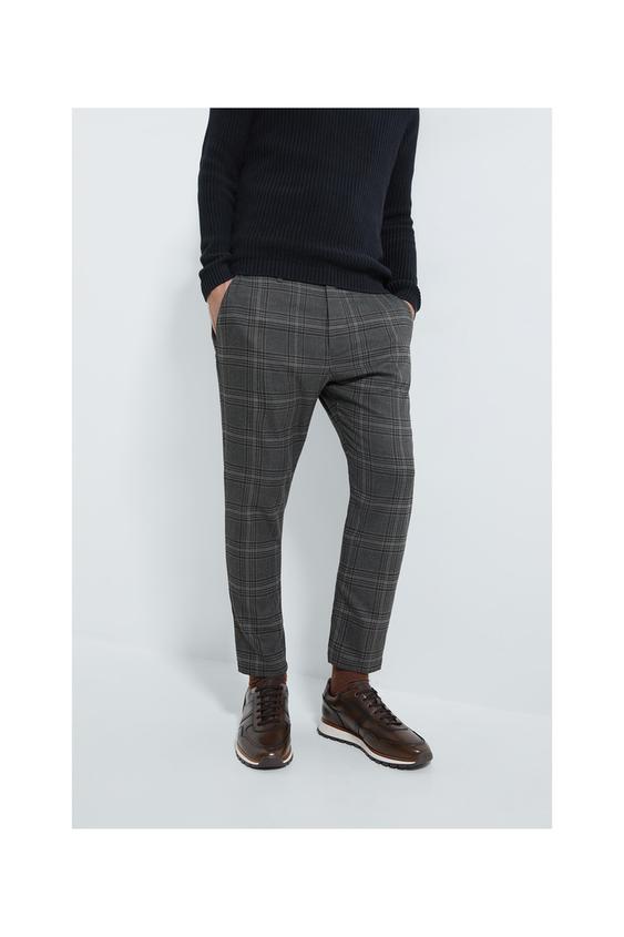 Check Pants Zara Chile