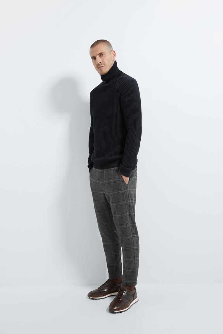 Pantalon Cuadros Zara Espana