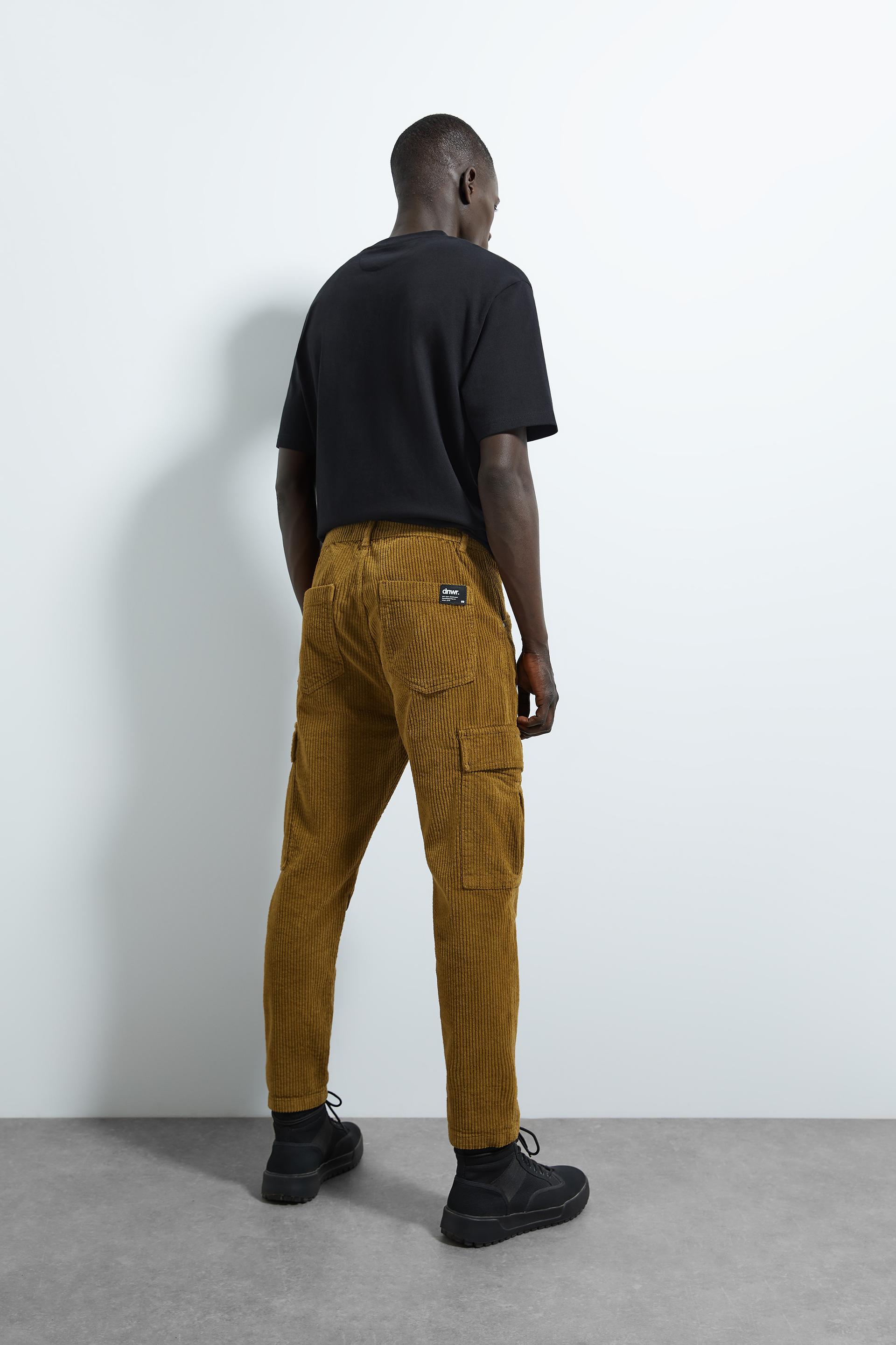 Pantalon Cargo Pana Zara Espana